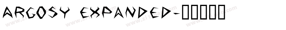 Argosy Expanded字体转换